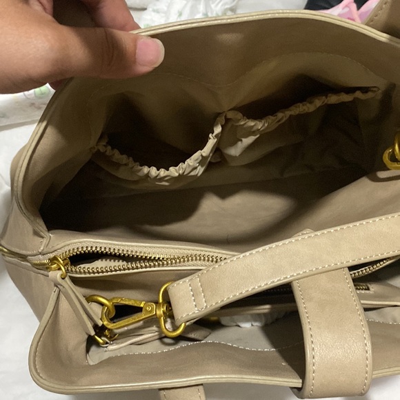 Fawn Design Satchel Taupe Diaper bag Mandi Nelson - Picture 13 of 17